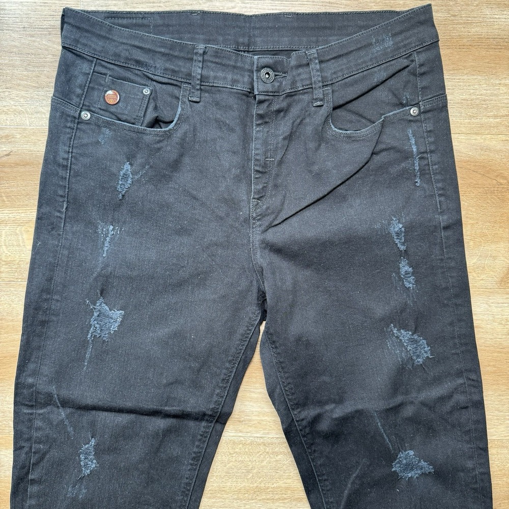 G Star Raw Jeans Men 28x32 Black Type C 3D Loose Distress Grunge Bow‎ Fits 33x24 - Picture 2 of 9